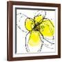 Yellow Petals Three-Jan Weiss-Framed Art Print