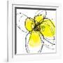 Yellow Petals Three-Jan Weiss-Framed Art Print