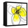 Yellow Petals Three-Jan Weiss-Framed Stretched Canvas