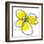 Yellow Petals Two-Jan Weiss-Framed Art Print