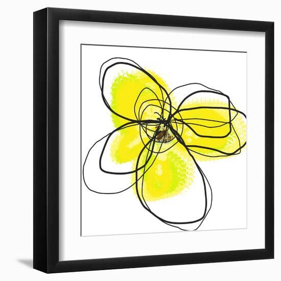 Yellow Petals Two-Jan Weiss-Framed Art Print