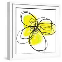 Yellow Petals Two-Jan Weiss-Framed Art Print