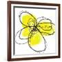 Yellow Petals Two-Jan Weiss-Framed Art Print