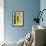 Yellow Phone Booth - In the Style of Oil Painting-Philippe Hugonnard-Framed Giclee Print displayed on a wall