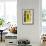 Yellow Phone Booth - In the Style of Oil Painting-Philippe Hugonnard-Framed Giclee Print displayed on a wall