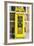 Yellow Phone Booth - In the Style of Oil Painting-Philippe Hugonnard-Framed Giclee Print