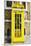 Yellow Phone Booth - In the Style of Oil Painting-Philippe Hugonnard-Mounted Giclee Print