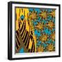 Yellow Pinwheels Made of Moths-Belen Mena-Framed Giclee Print