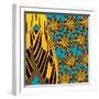 Yellow Pinwheels Made of Moths-Belen Mena-Framed Giclee Print