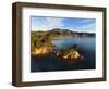 Yellow Point, Broad Bay and Otago Peninsula, Dunedin, South Island, New Zealand-David Wall-Framed Photographic Print