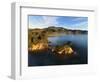 Yellow Point, Broad Bay and Otago Peninsula, Dunedin, South Island, New Zealand-David Wall-Framed Photographic Print