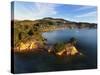 Yellow Point, Broad Bay and Otago Peninsula, Dunedin, South Island, New Zealand-David Wall-Stretched Canvas