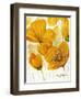 Yellow Poppies-Cherie Roe Dirksen-Framed Giclee Print