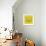 Yellow Raccoon Polygon-Lisa Kroll-Framed Art Print displayed on a wall