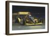 Yellow Race Car-William Vanderdasson-Framed Giclee Print