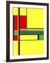 Yellow Rectangles-Diana Ong-Framed Giclee Print