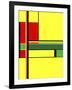 Yellow Rectangles-Diana Ong-Framed Giclee Print