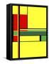 Yellow Rectangles-Diana Ong-Framed Stretched Canvas
