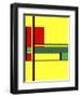 Yellow Rectangles-Diana Ong-Framed Giclee Print