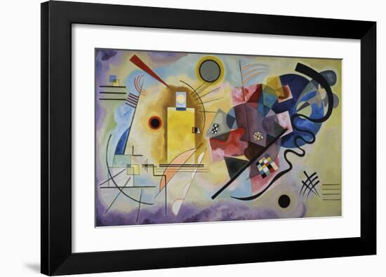 Yellow, Red, and Blue, 1925-Wassily Kandinsky-Framed Art Print