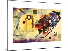 Yellow, Red and Blue, c.1925-Wassily Kandinsky-Mounted Art Print