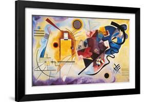 Yellow, Red and Blue, c.1925-Wassily Kandinsky-Framed Art Print