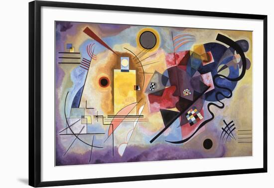 Yellow, Red and Blue, c.1925-Wassily Kandinsky-Framed Art Print