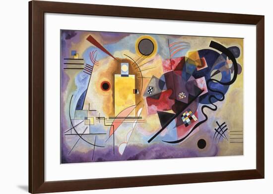 Yellow, Red and Blue, c.1925-Wassily Kandinsky-Framed Art Print