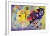 Yellow, Red, Blue, 1925 (Oil on Canvas)-Wassily Kandinsky-Framed Giclee Print