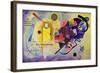 Yellow, Red, Blue, 1925 (Oil on Canvas)-Wassily Kandinsky-Framed Giclee Print