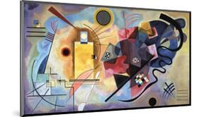 Yellow, Red, Blue, 1925-Wassily Kandinsky-Mounted Art Print