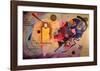 Yellow-Red-Blue (1925)-Wassily Kandinsky-Framed Art Print