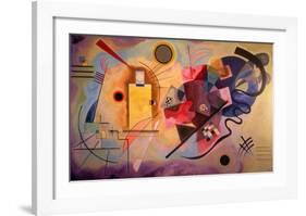 Yellow-Red-Blue (1925)-Wassily Kandinsky-Framed Art Print