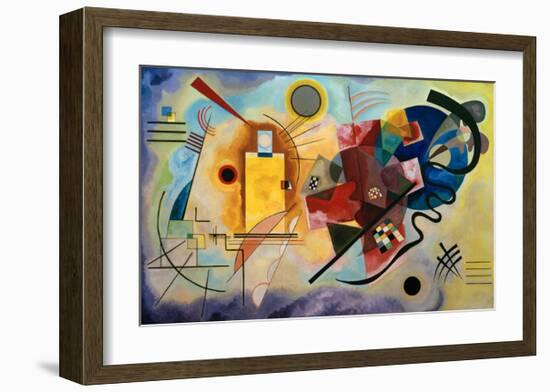 Yellow-Red-Blue, 1925-Wassily Kandinsky-Framed Giclee Print