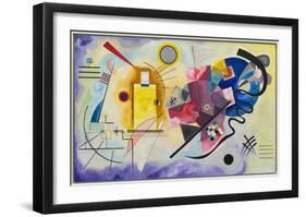 Yellow-Red-Blue (1925)-Wassily Kandinsky-Framed Art Print