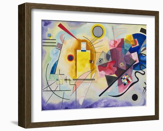 Yellow-Red-Blue, 1925-Wassily Kandinsky-Framed Art Print