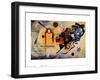 Yellow Red Blue, c.1925-Wassily Kandinsky-Framed Art Print