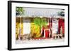 Yellow & Red II - In the Style of Oil Painting-Philippe Hugonnard-Framed Giclee Print