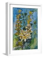 Yellow Rose and Loosestrife, 1983-Brenda Brin Booker-Framed Giclee Print