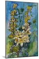 Yellow Rose and Loosestrife, 1983-Brenda Brin Booker-Mounted Giclee Print