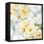 Yellow Rose Garden I-Joanna Lane-Framed Stretched Canvas