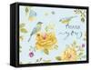 Yellow Rose Thank You-Yachal Design-Framed Stretched Canvas