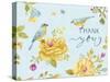 Yellow Rose Thank You-Yachal Design-Stretched Canvas