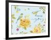 Yellow Rose Thank You-Yachal Design-Framed Giclee Print