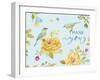 Yellow Rose Thank You-Yachal Design-Framed Giclee Print