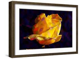 Yellow Rose-Scott J. Davis-Framed Giclee Print