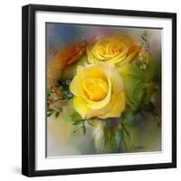 Yellow Rose-Skarlett-Framed Giclee Print