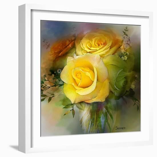 Yellow Rose-Skarlett-Framed Giclee Print