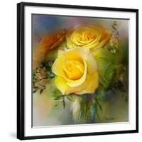 Yellow Rose-Skarlett-Framed Giclee Print