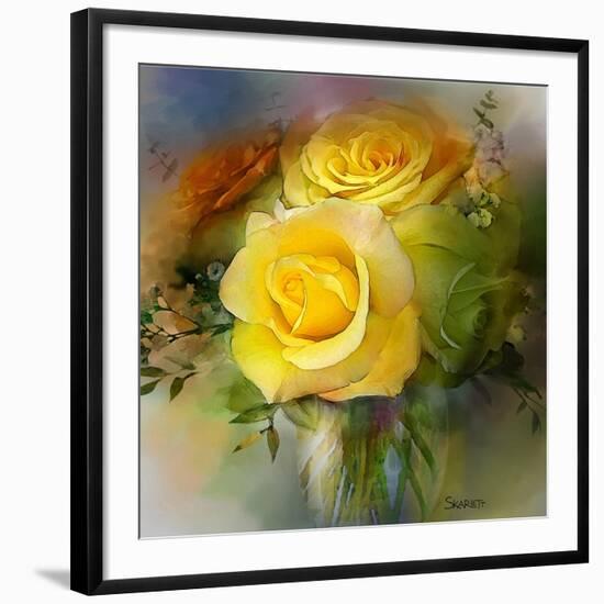 Yellow Rose-Skarlett-Framed Giclee Print